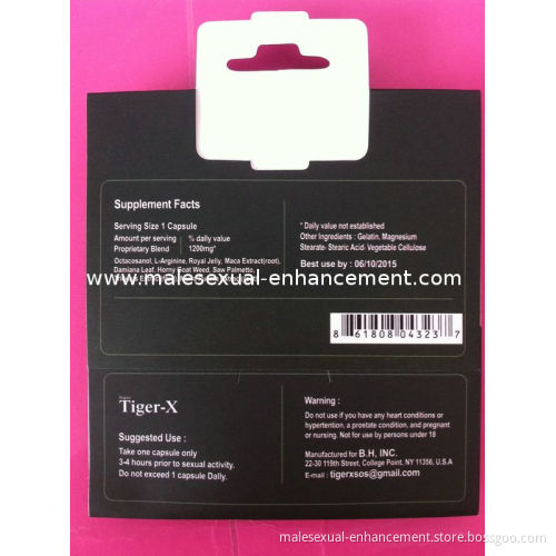 Tiger-x Penis Enlargement Pill, Increasing Male Stamina And Help Prevent Male Dysfunction